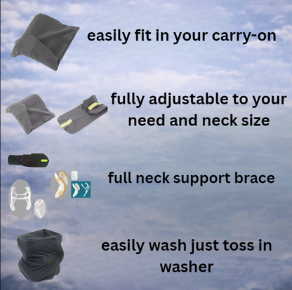 RestRoam Travel Support Pillow